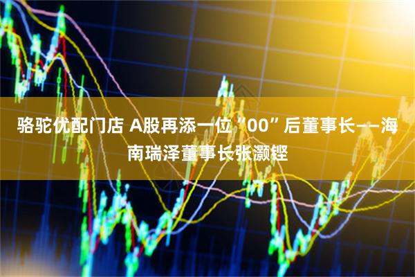 骆驼优配门店 A股再添一位“00”后董事长——海南瑞泽董事长张灏铿